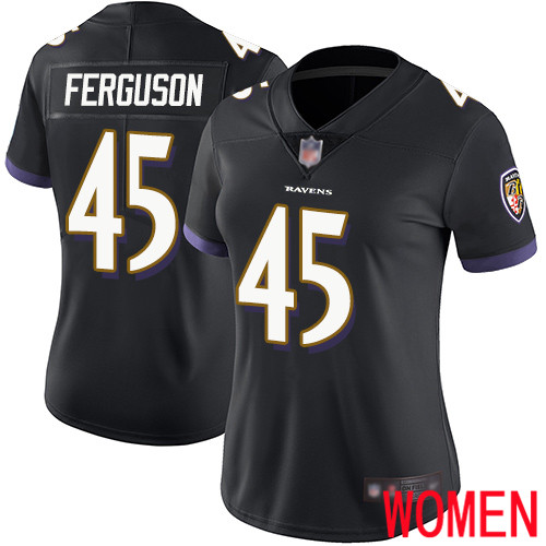 Baltimore Ravens Limited Black Women Jaylon Ferguson Alternate Jersey NFL Football 45 Vapor Untouchable